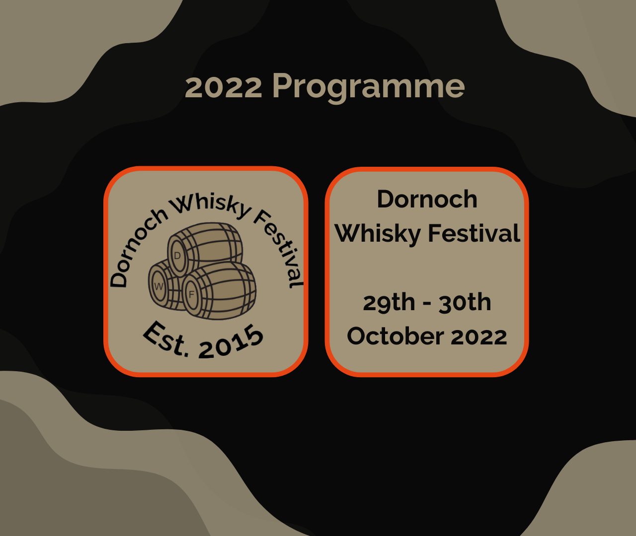 Programme 2022 Dornoch Whisky Festival